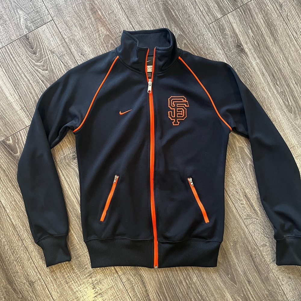 Nike women’s San Francisco Giants zip up jacket mlb baseball Small